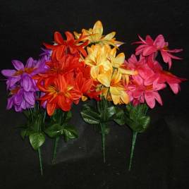 Букет георгинов 7 голов 34см 002-328