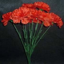 Искусственная гвоздика 32см 169-150