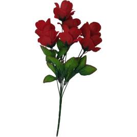 Букет бархатных роз 7 голов 50см 228-926