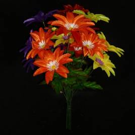 Букет георгинов 5 голов 50см 236-236