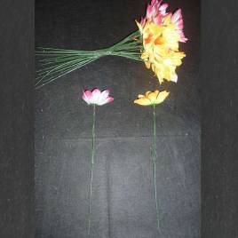 Искусственная гербера на ножке 32см 169-006